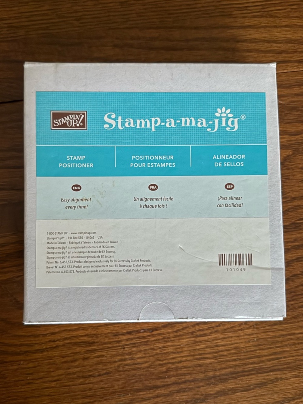 NEW Stampin' Up! Stamp-a-ma-jig Stamp Positioner in box, never used